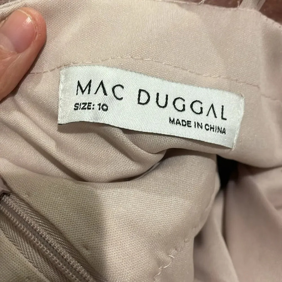 NWT Mac Duggal woman's floral pink beaded gorgeous gown - Picture 10 of 14